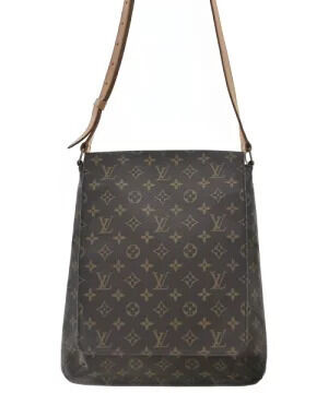 LOUIS VUITTON Shoulder Bag Brown All over pattern